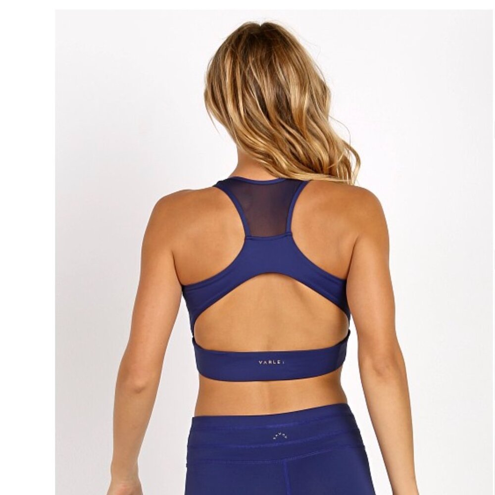 Varley Bandini Crop Sports Bra (Green) - Size XS - Picture 7 of 9